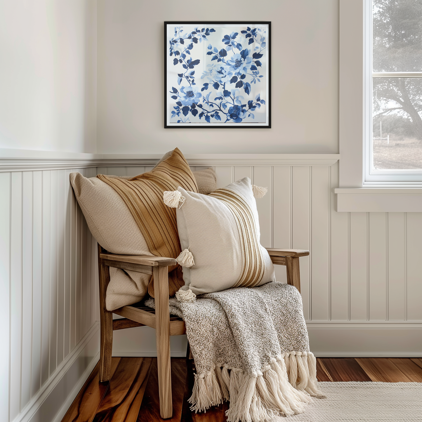 Chinoiserie Blue And White