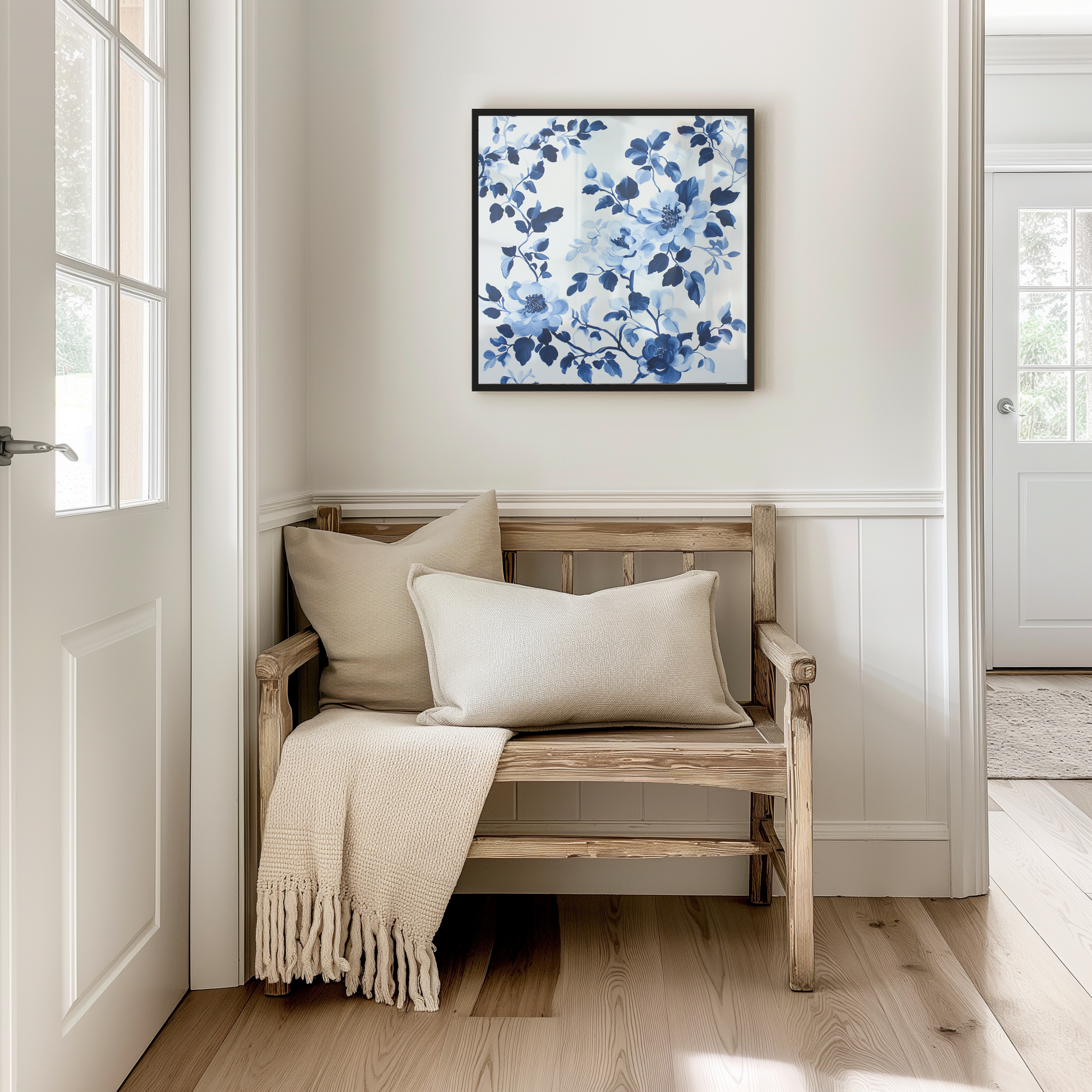 Chinoiserie Blue And White