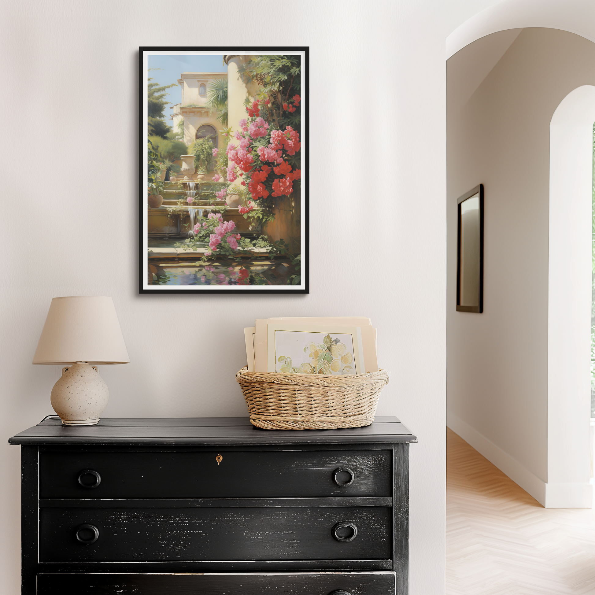 Flowers & Waterfall