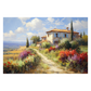 Flowers and Villa