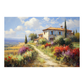 Flowers and Villa