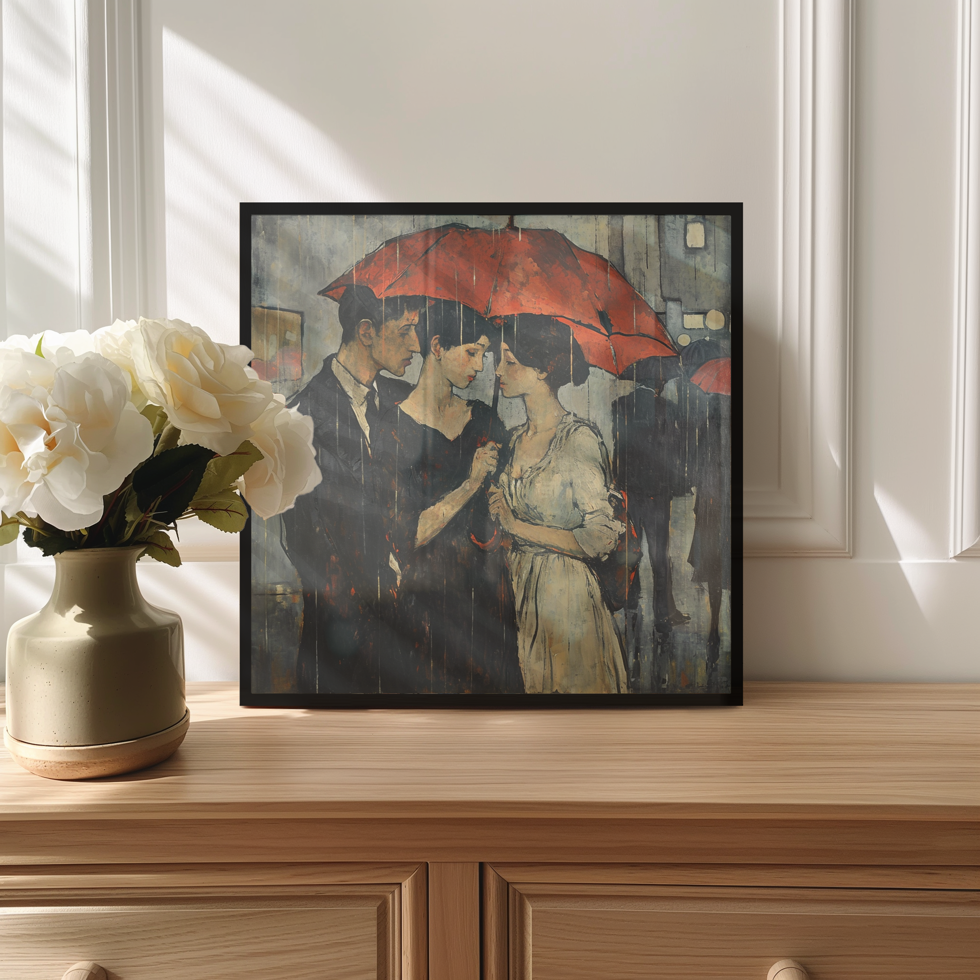 People In The Rain