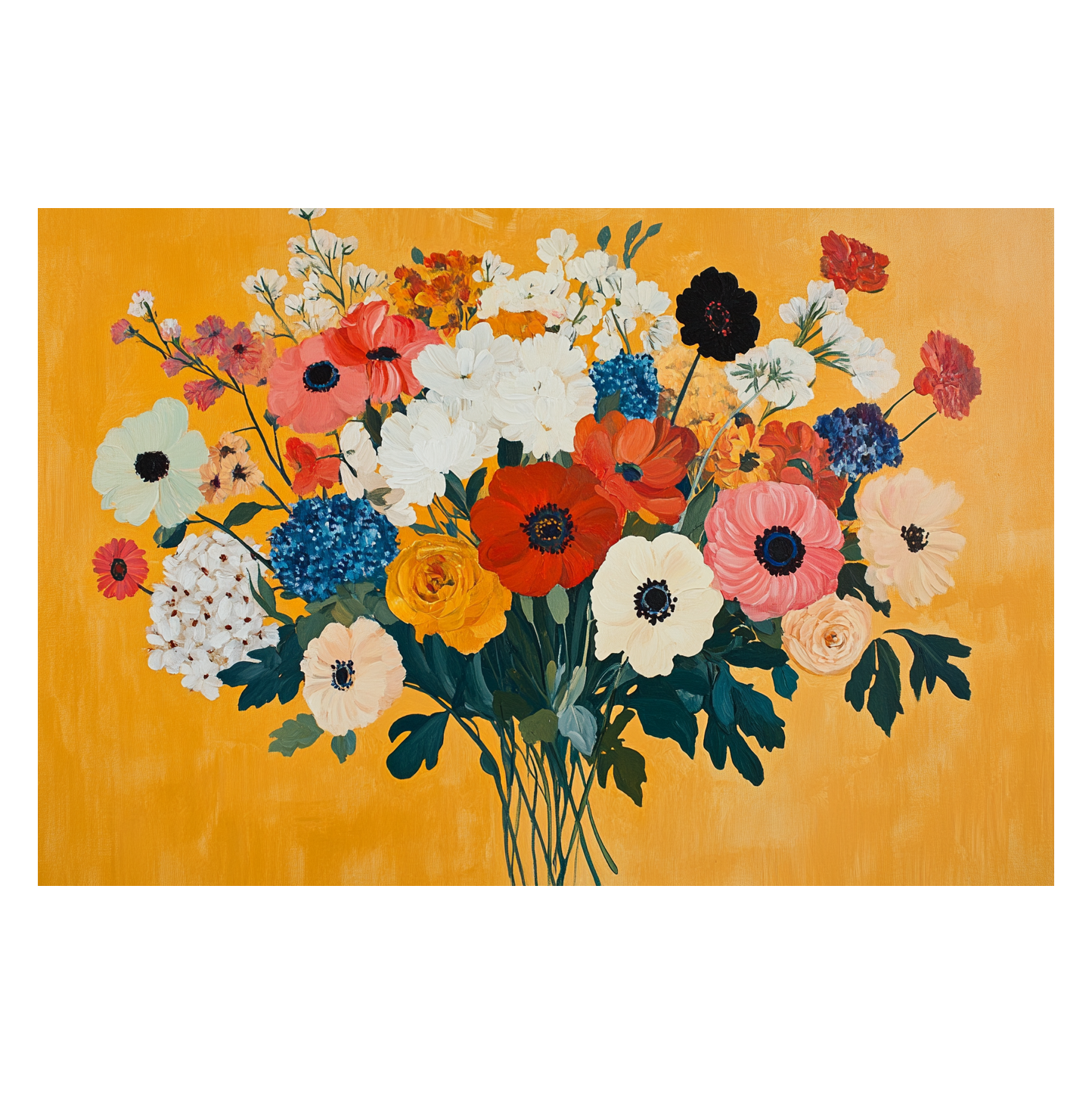 Retro Floral Bouquets