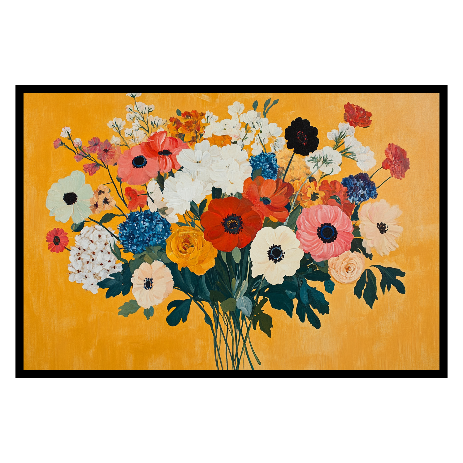 Retro Floral Bouquets