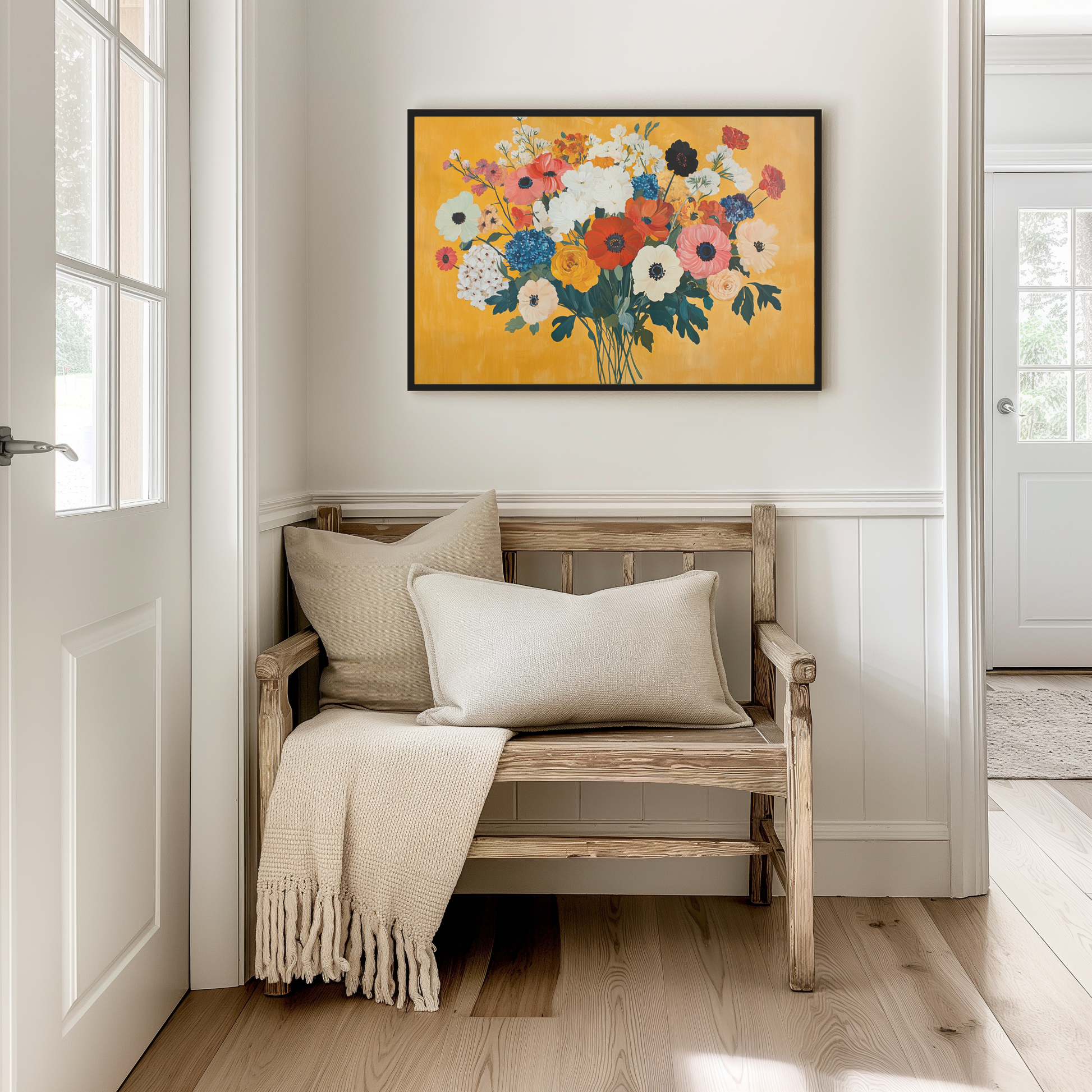 Retro Floral Bouquets