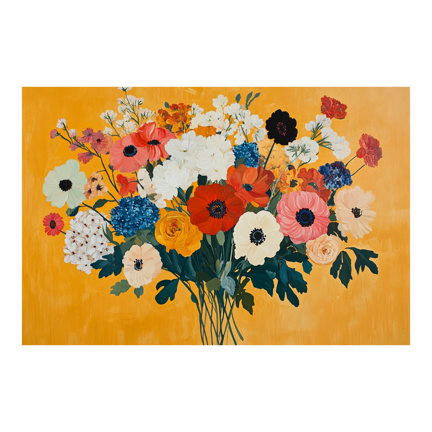 Retro Floral Bouquets