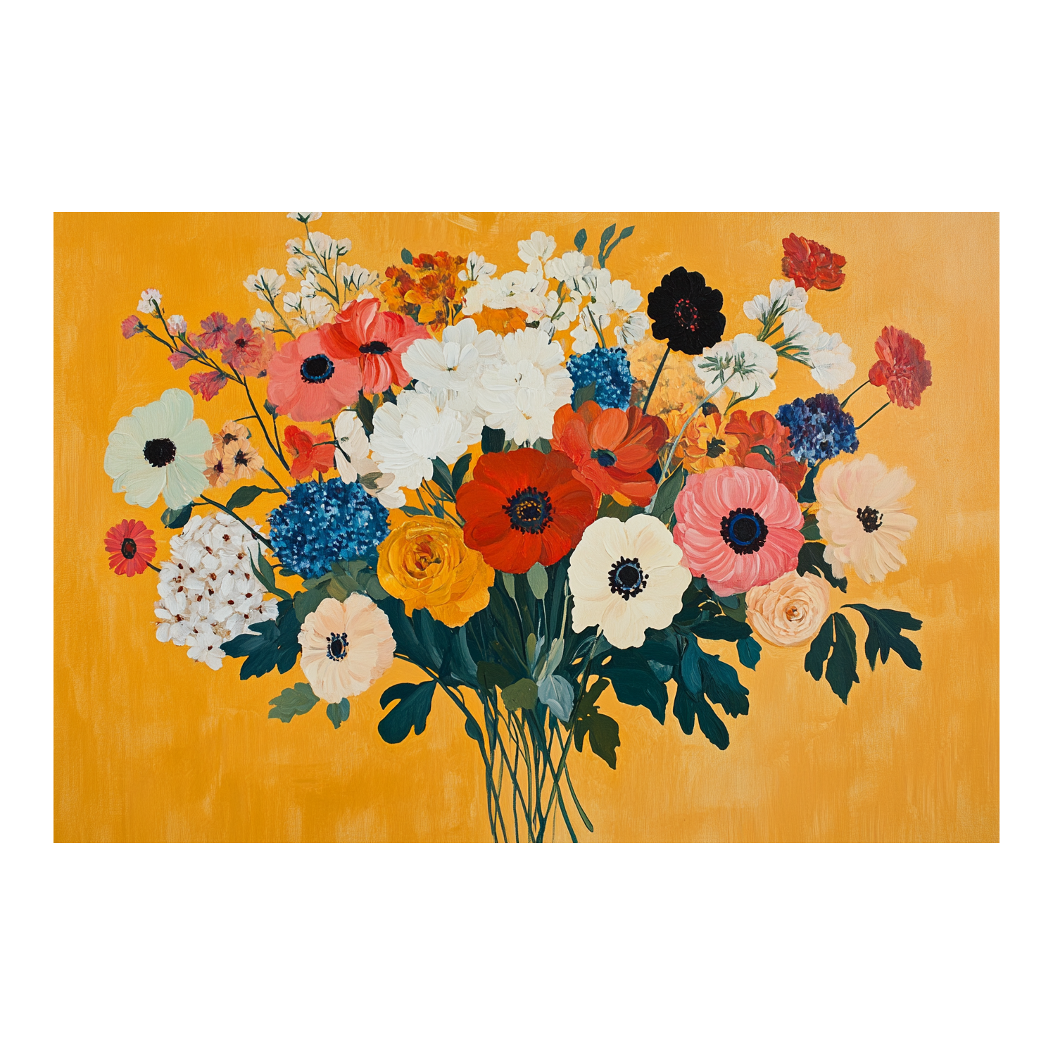 Retro Floral Bouquets