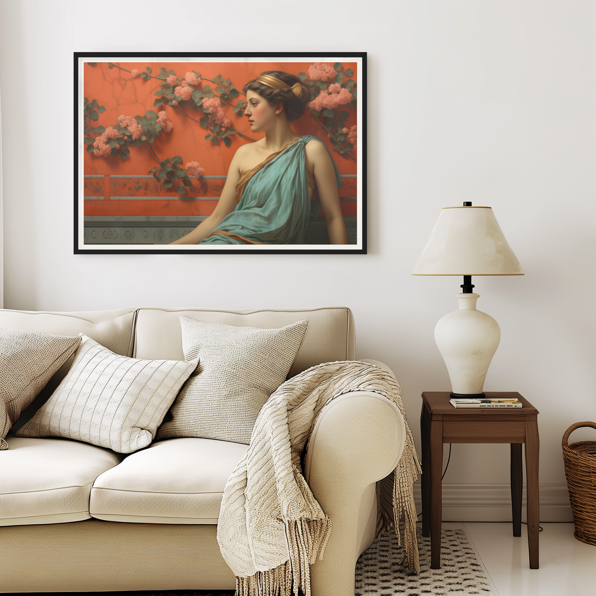 Woman & Flowers