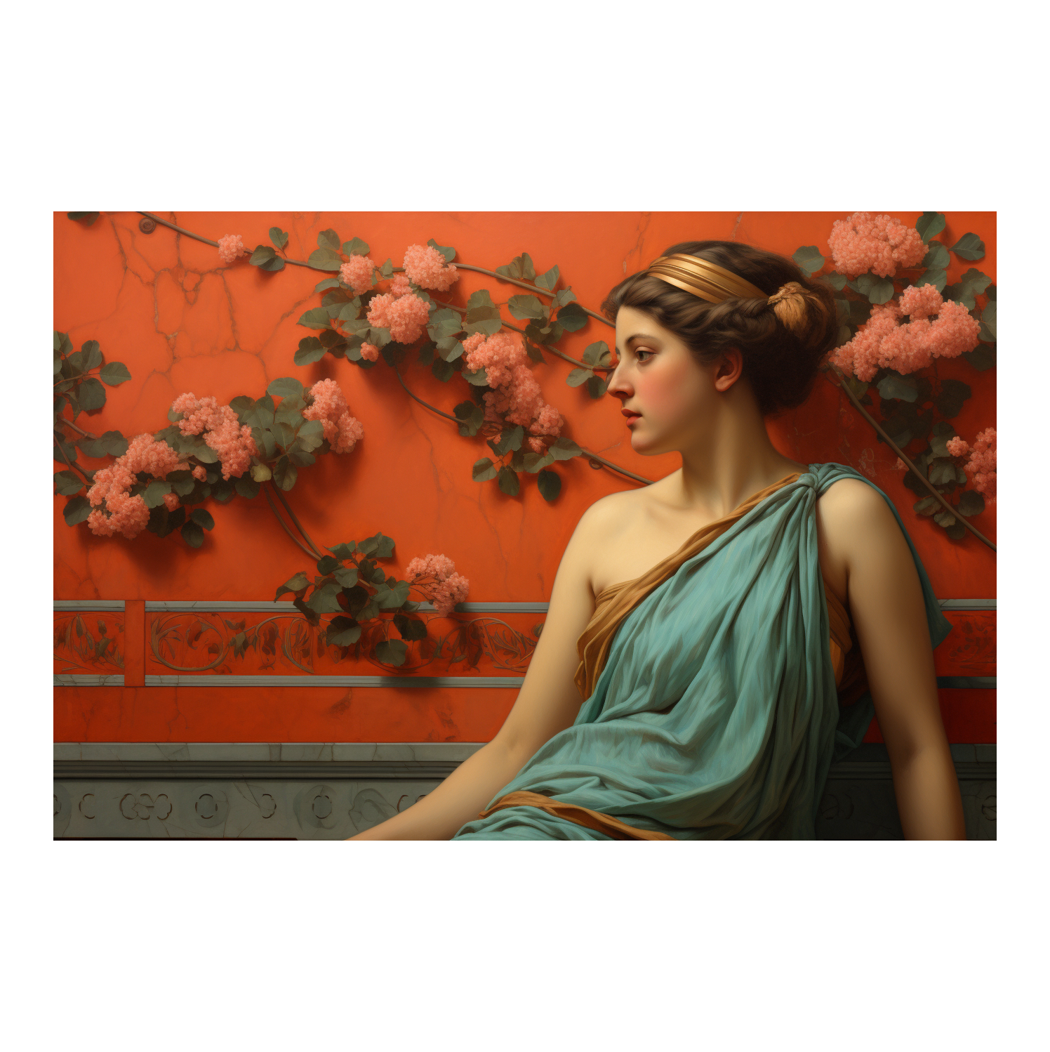 Woman & Flowers