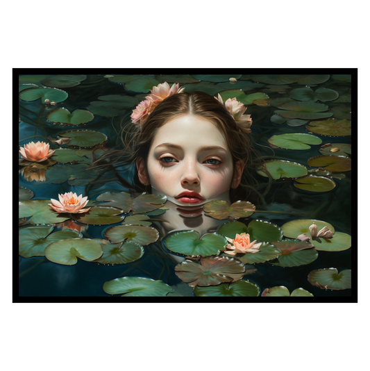 Woman & Water Lillies