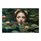 Woman & Water Lillies